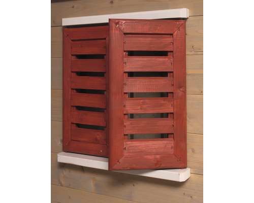 Drevené okenice s lamelami