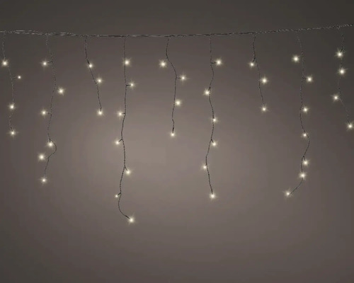Svetelná reťaz s visiacimi prameňmi a malými svetlami