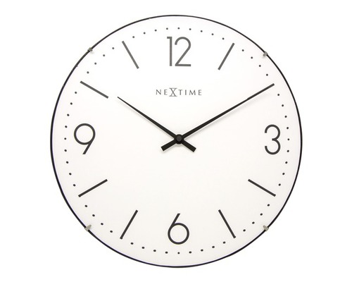 Nástenné hodiny Nextime s ciferníkom a ukazovateľom času