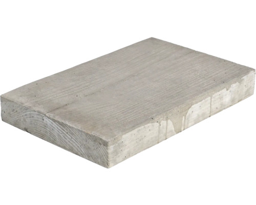 Terasová dlažba Bark 11 doska 39,5 x 25 x 5 cm prírodná Betónová doska s drevenou štruktúrou