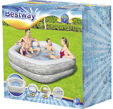 Balenie bazéna Bestway s rodinou v bazéne