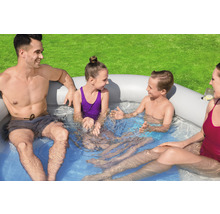 Nadzemný bazén Bestway Family Pool 213x206x53 cm nafukovací kamenná stena sivá