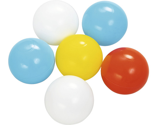Viacfarebné plastové hracie lopty