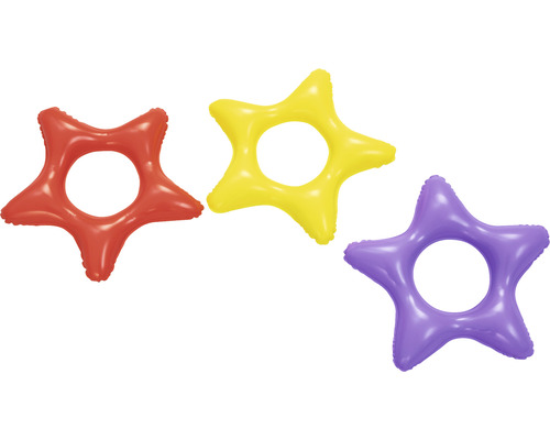 Tri plavecké kruhy v tvare hviezdy