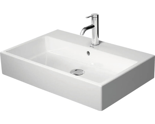 Klasické umývadlo DURAVIT Vero Air sanitárna keramika biela 70 x 47 D 2350700027 Obdĺžnikové umývadlo na dosku s batériou