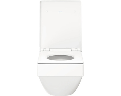 Závesné hlboké splachovacie WC s otvoreným splachovacím kruhom a WC sedadlom