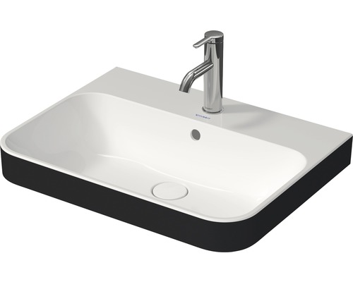 Umývadlo na dosku Duravit sanitárna keramika biela antracit 60x46x16 cm 2360606100 Umývadlo s batériou