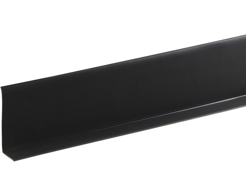 Soklová lišta PVC, 15x50 mm x 15m, čierna