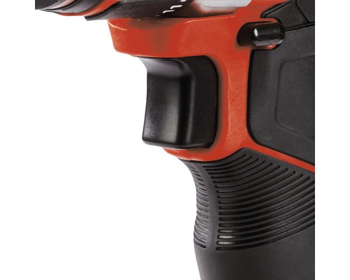 Detail akumulátorového skrutkovača s rukoväťou a spúšťou