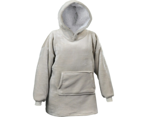 Mikinová deka sivá Oversized Hoodie chateau grey 70x50x87 cm