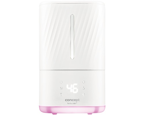 Zvlhčovač vzduchu s digitálnym displejom a ukazovateľom hladiny vody