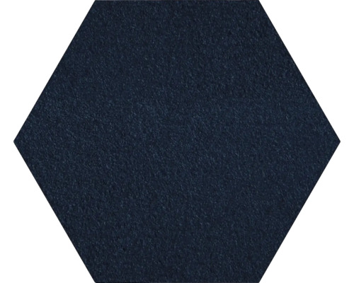 Nástenný obklad Soft line plsť uhlopriečka 40 cm tmavomodrý Šesťuholníková plstená dlaždica