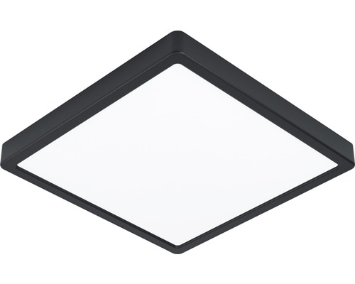 LED stropné svietidlo Eglo 78815 Fueva 20 W 2500 lm 4000 K 28,5x28,5 cm čierne Štvorcové stropné svietidlo