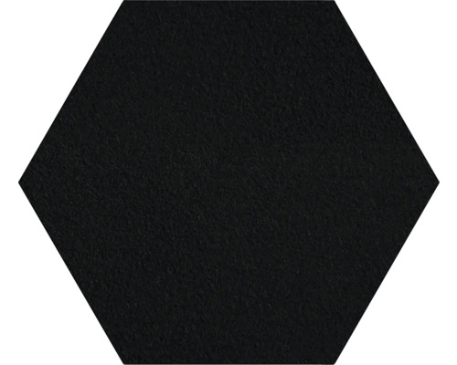 Nástenný obklad Soft line plsť uhlopriečka 40 cm antracitový Čierna šesťuholníková dlaždica