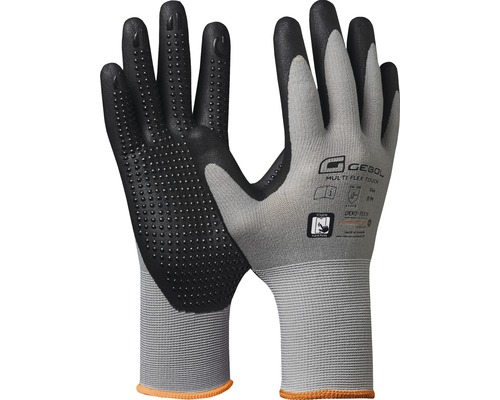 Pracovné rukavice Multi Flex Touch Lady veľkosť 9, sivé
