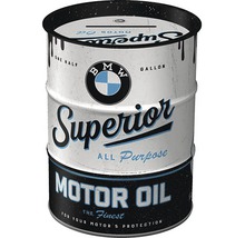 Pokladnička dizajn olejového suda s logom BMW