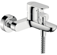 Vaňová batéria s sprchovou hadicou na montáž na stenu