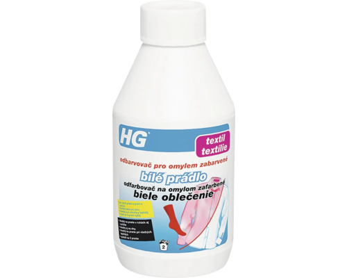 HG odfarbovač pre omylom zafarbenú bielu bielizeň, 200 g