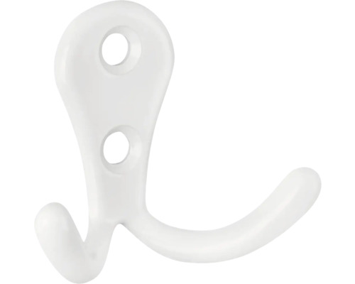 Jeden vešiak na šaty s dvoma upevňovacími otvormi