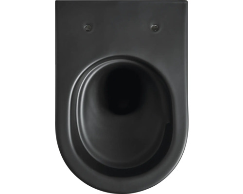 Závesné hlboké splachovacie WC z keramiky, pohľad zhora