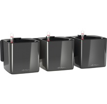 Tri nástenné kvetináče so zavlažovacím systémom