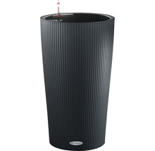 Vysoký, rebrovaný kvetináč so zavlažovacím systémom