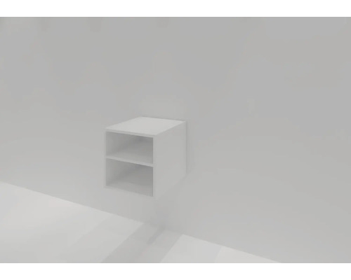 Nástenná skrinka s dvomi otvorenými priehradkami na uskladnenie