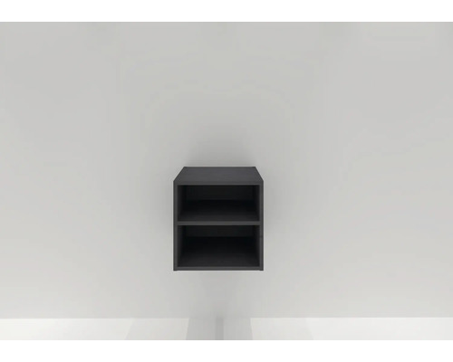 Závesná polica s dvoma priehradkami