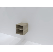 Nástenná polica s dvoma priehradkami