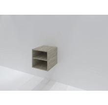 Nástenná polica s dvoma priehradkami