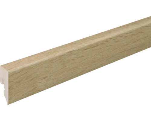 Podlahová lišta PVC dub krémový 15 x 38,5 x 2400 mm Podlahová lišta s dreveným dekorom