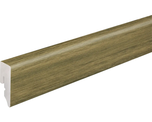Podlahová lišta PVC KU048L dub sivohnedý 15 x 38,5 x 2400 mm Podlahová lišta s dreveným dekorom