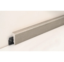 Podlahová lišta Neuhofer KU048L plastová 2400x38,5x15 mm dub šedý-thumb-2