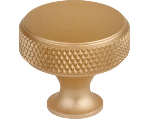 Úchytka Dieren Ø 30 mm, elox. zlatá Kovový nábytkový gombík