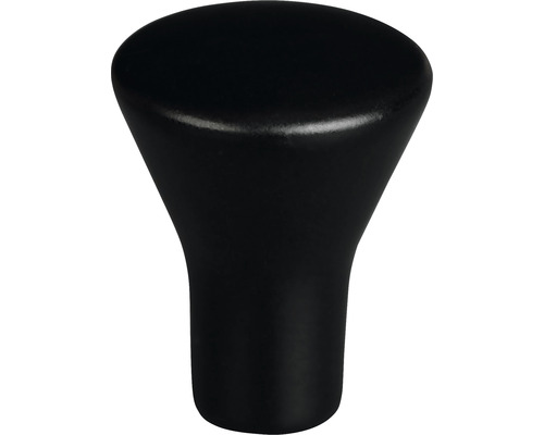 Úchytka Tucson Ø 16x21 mm, matná čierna Kovový nábytkový gombík