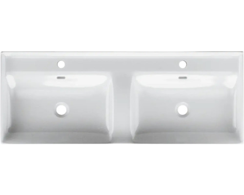 Dvojité umývadlo zo sanitárnej keramiky