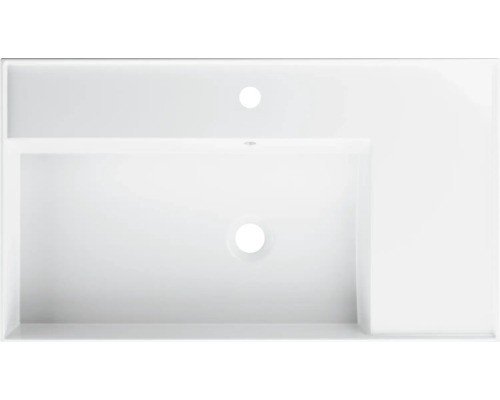 Keramické umývadlo s otvorom pre batériu a prepadom