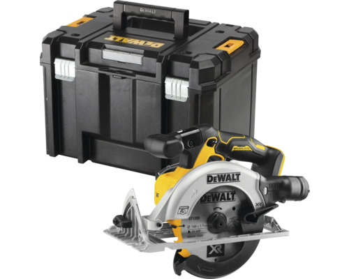 Aku kotúčová píla DeWalt DCS565NT-XJ 18V, bezuhlíková, v kufri, bez aku a nabíjačky Akumulátorová ručná okružná píla DeWalt s kufríkom na náradie