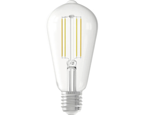 LED žiarovka Calex ST64 E27 / 7 W 806 lm 1800-3000 K Wi-Fi číra
