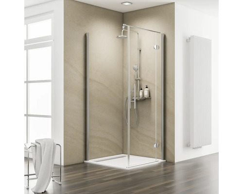 Sprchové dvere pre sprchovú zástenu SCHULTE Masterclass 90 cm farba rámu chróm dekor skla číre sklo D700206 41 50 02 32 06 3 200