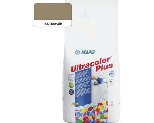 Škárovacia hmota Mapei Ultracolor Plus 134 hodváb, 2 kg Mapei škárovacia hmota Ultracolor Plus 134 Hodváb