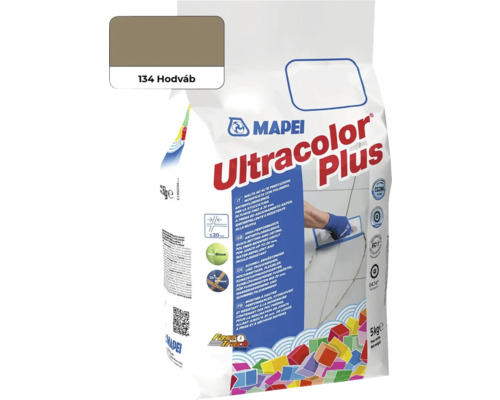 Škárovacia hmota Mapei Ultracolor Plus 134 hodvábna 5 kg Mapei Škáracia hmota Ultracolor Plus 134 Hodváb