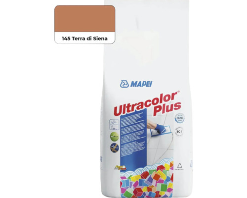 Škárovacia hmota Mapei Ultracolor Plus 145 terra di siena 2 kg Mapei Škáracia hmota Ultracolor Plus 145 Terra di Siena vrece