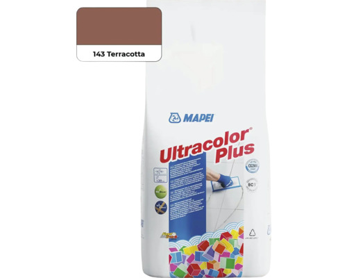 Škárovacia hmota Mapei Ultracolor Plus 143 terracotta, 2 kg Mapei Ultracolor Plus škárovacia hmota Terakota