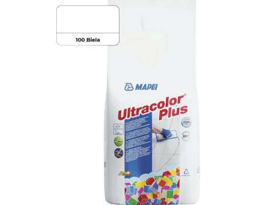 Škárovacia hmota Mapei Ultracolor Plus 100 biela 2 kg