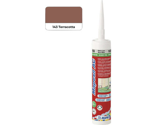 Sanitárny silikón MAPEI Mapesil AC 143 terracota 310 ml Sanitárny silikón Mapesil AC Terracotta 143