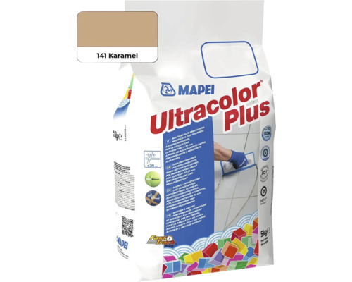 Škárovacia hmota Mapei Ultracolor Plus 141 karamel 5 kg Mapei Ultracolor Plus škárovacia hmota, farba karamelová 141 v 5 kg vreci