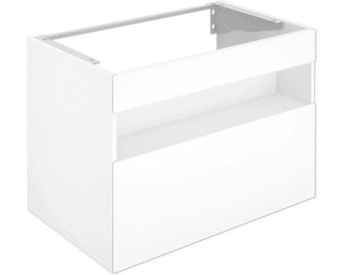 Kúpeľňová skrinka pod umývadlo KEUCO Stageline biela 80 x 62,5 x 49 cm 32862300100