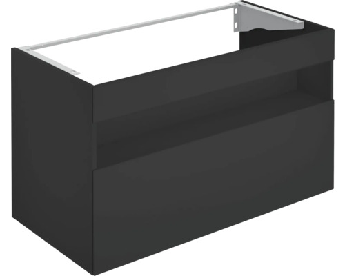Kúpeľňová skrinka pod umývadlo KEUCO Stageline vulkanit 100 x 62,5 x 49 cm 32872970100 Kúpeľňová skrinka pod umývadlo KEUCO Stageline vulkanit 100 x 62,5 x 49 cm 32872970100