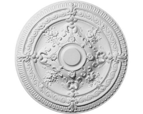 Rozeta Elena EPS Ø 62,5 cm Stropná rozeta s kvetinovým vzorom na dekoráciu interiéru